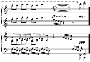 How to Read Music in 30 Days - Day 25: Dynamics - Subito pp Poulenc Sonata for four hands
