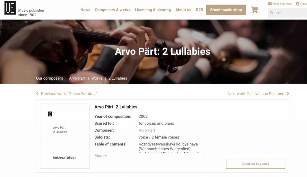 Why is Sheet Music so Expensive, Sometimes? School of Composition