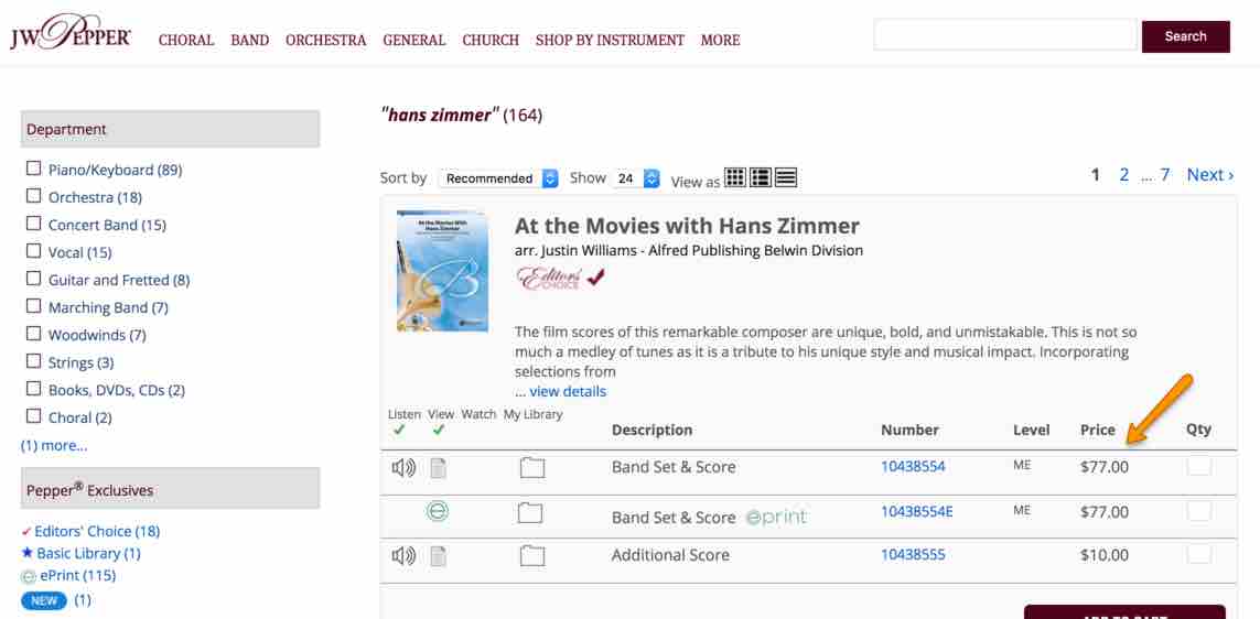 Why is Sheet Music so Expensive, Sometimes? School of Composition